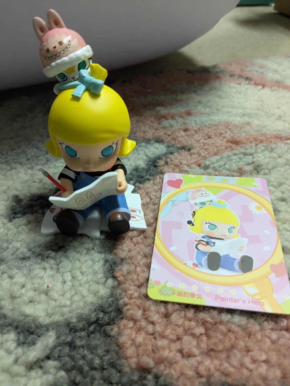 Finding Mokoko Painter's Helper Kids Toy Figure - Yellow